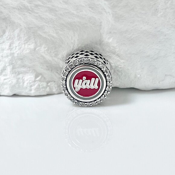 Pandora AL Y'all Exclusive Bead Charm S925 Silver Charm - Picture 3 of 3